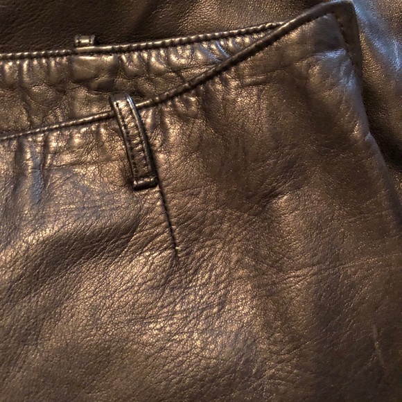 Danier Leather Pants Size 6 - Picture 6 of 12